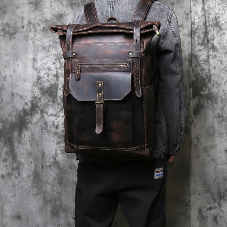 Sac a Dos Cuir Vintage Homme