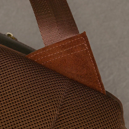 Sac a Dos Cuir Marron Homme