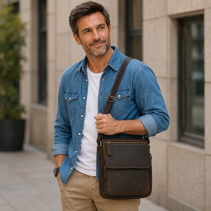 Sac Bandoulière Besace Homme