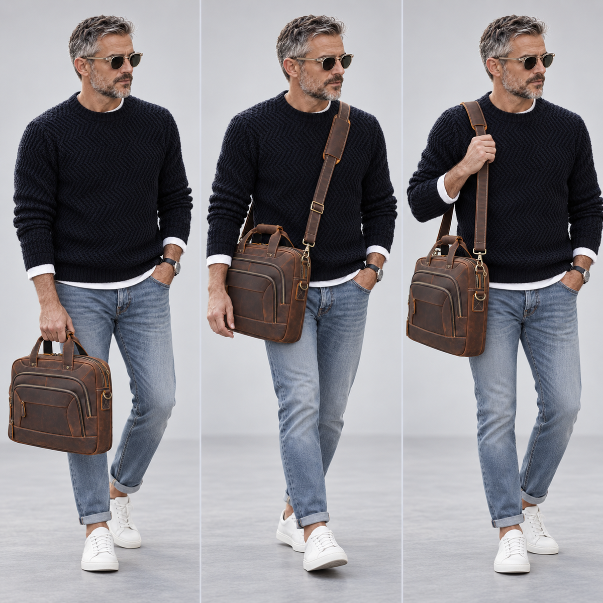 Sac Bandoulière Ordinateur Homme - Leonel