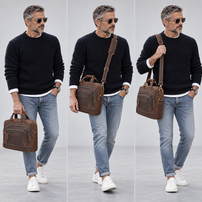 Sac Bandoulière Ordinateur Homme - Leonel