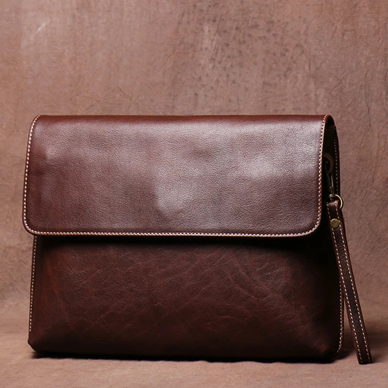 Sac a Main en Cuir Marron