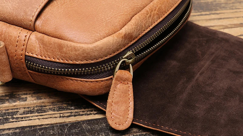 Sac Bandoulière Cuire Homme