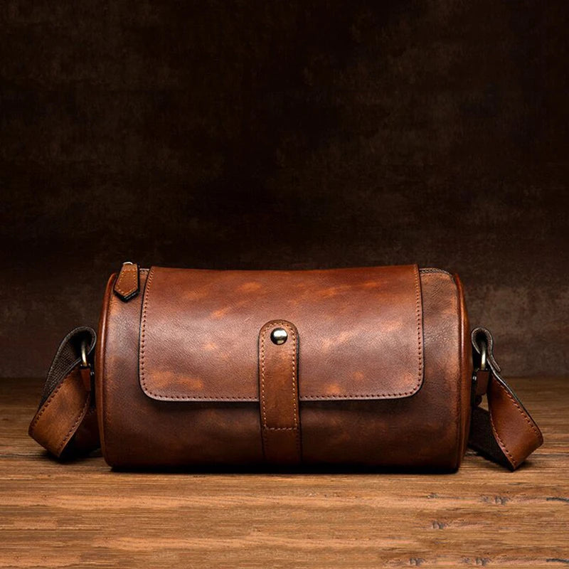 Sac Bandoulière Cuir Homme Vintage