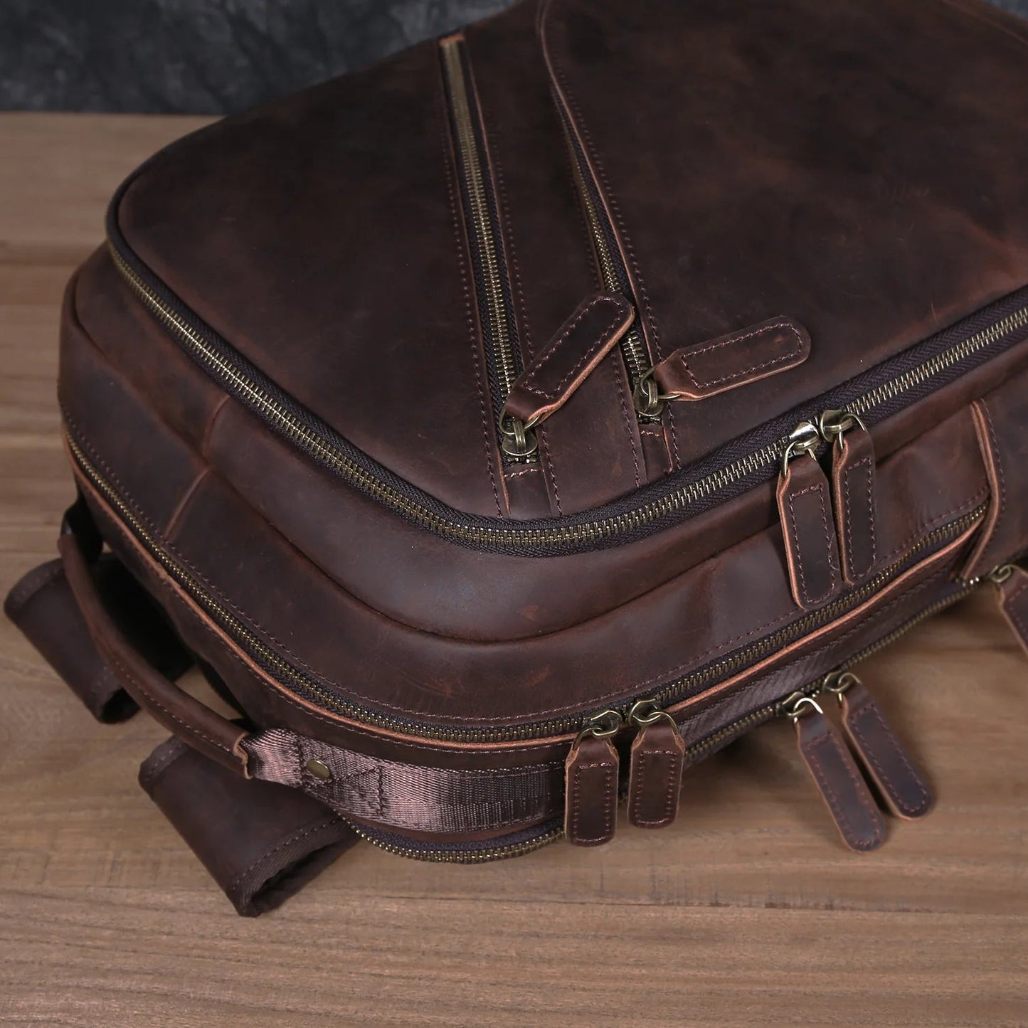 Sac a Dos Cuir Ordinateur Homme