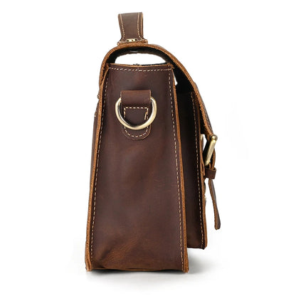 Sac Bandoulière Cuir Noir Homme
