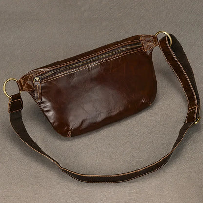 Sac Banane Homme Cuir Marron
