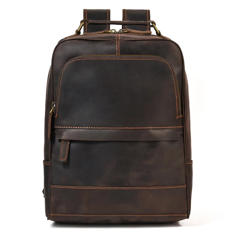 Sac a Dos Cuir Noir Homme