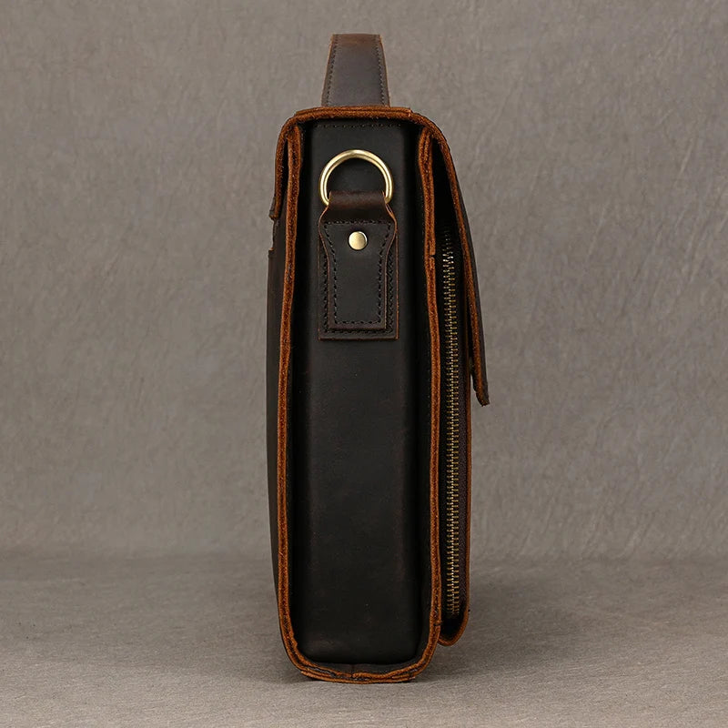 Sac Ordinateur en Cuir Homme Sergio
