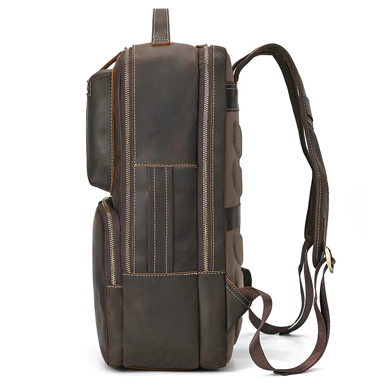 Sac a Dos Cuir Noir Homme Alex