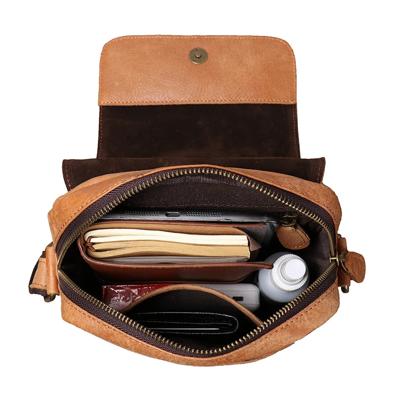 Sac Bandoulière Cuire Homme