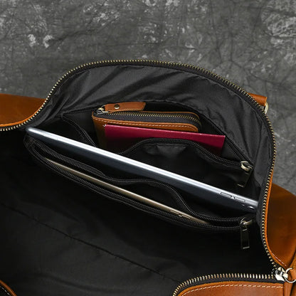 Sac en Cuir de Voyage pour Homme