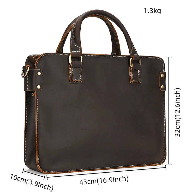 Sac Ordinateur 15 Pouces Homme Cuir