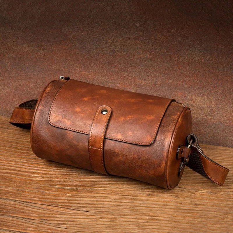 Sac Bandoulière Cuir Homme Vintage