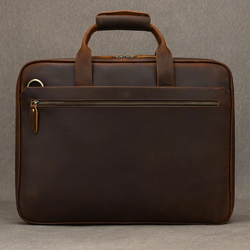 Sac Ordinateur Homme Cuir Marron