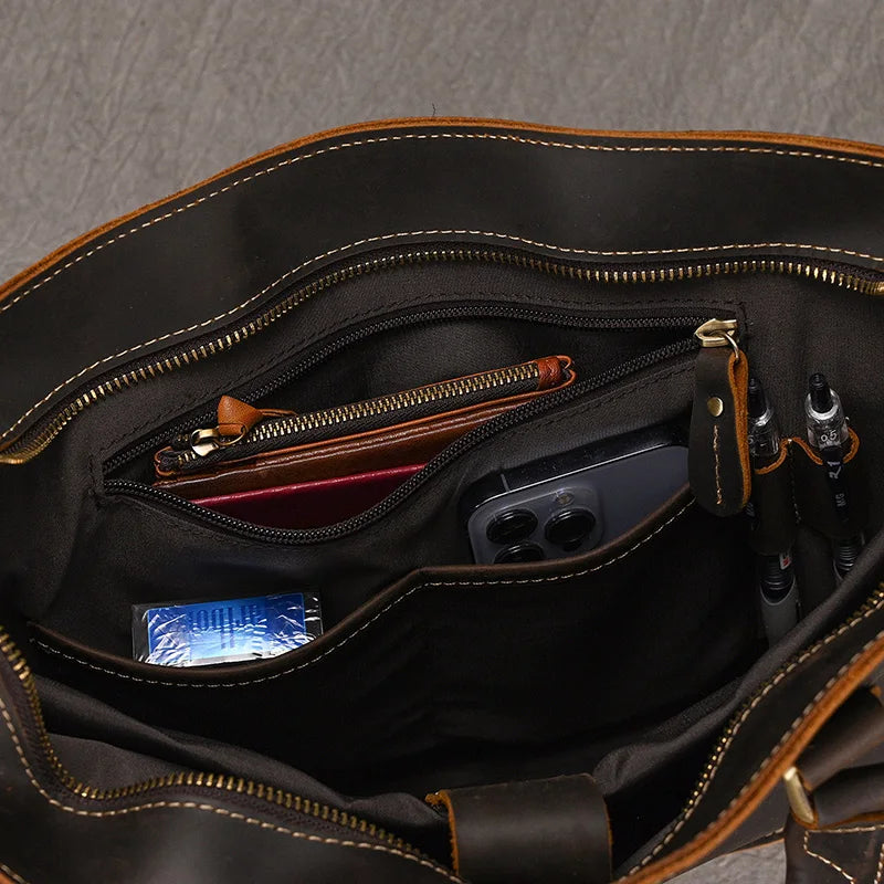 Sac Ordinateur 15 Pouces Homme Cuir