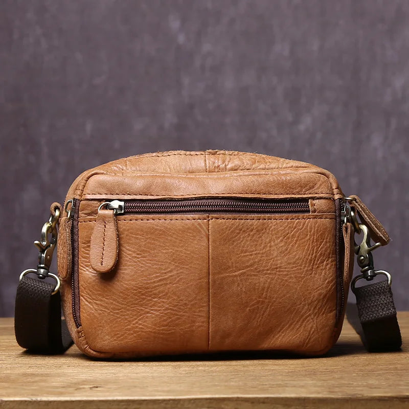 Sac Besace Homme Cuir Marron