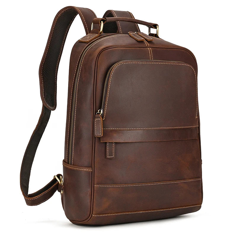 Sac a Dos Cuir Noir Homme
