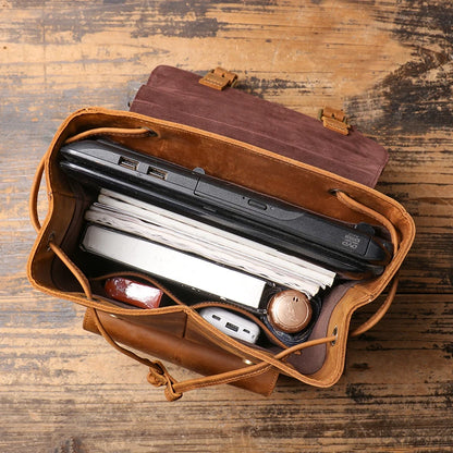 Sac a Dos Cuir Veritable Homme