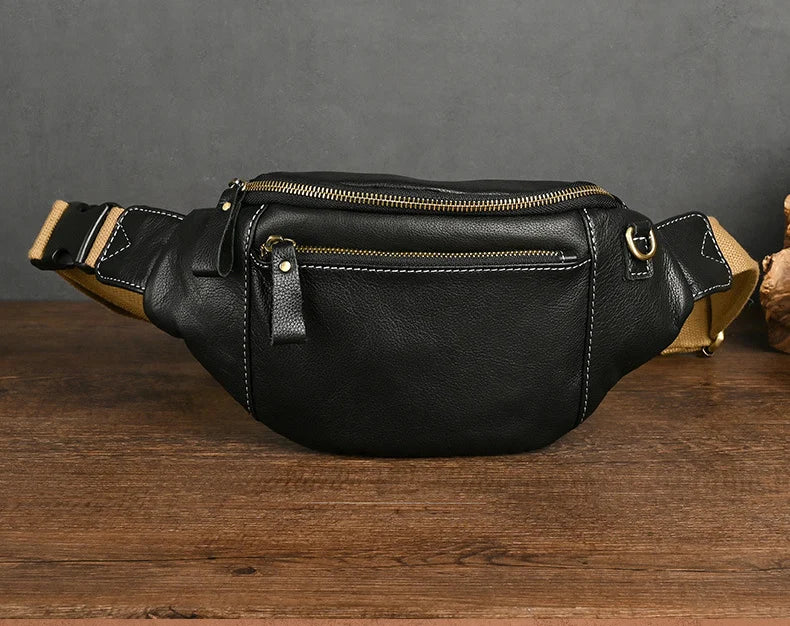 Sac Banane Cuir Homme Luxe