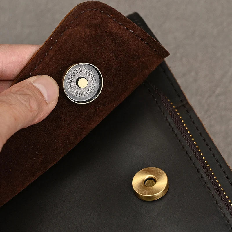 Sac Ordinateur en Cuir Homme Sergio