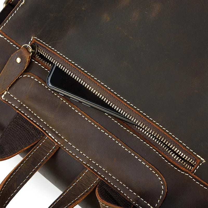 Sac a Dos PC Cuir Homme