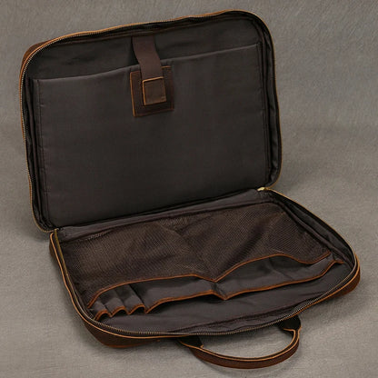 Sac Ordinateur Homme Cuir Marron
