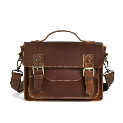 Sac Bandoulière Cuir Noir Homme