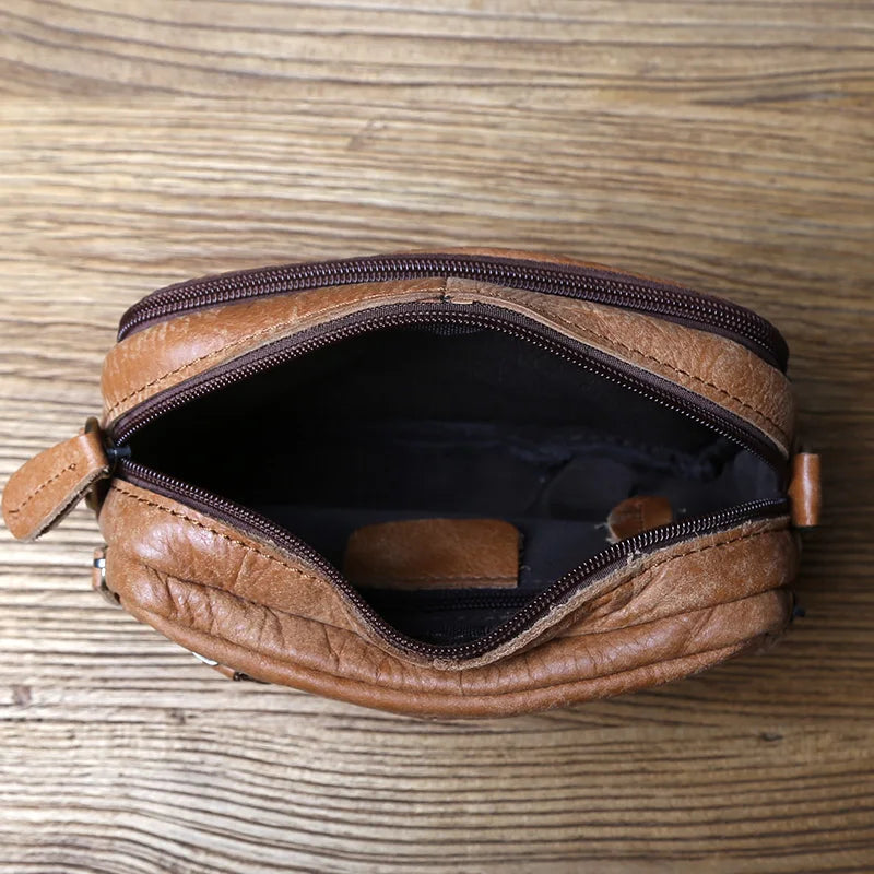 Sac Besace Homme Cuir Marron