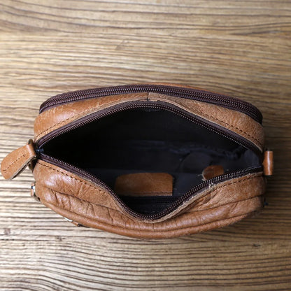 Sac Besace Homme Cuir Marron