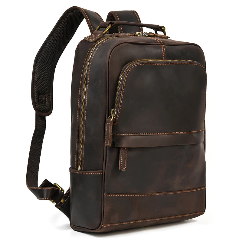 Sac a Dos Cuir Noir Homme