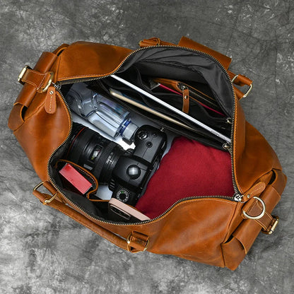 Sac en Cuir de Voyage pour Homme