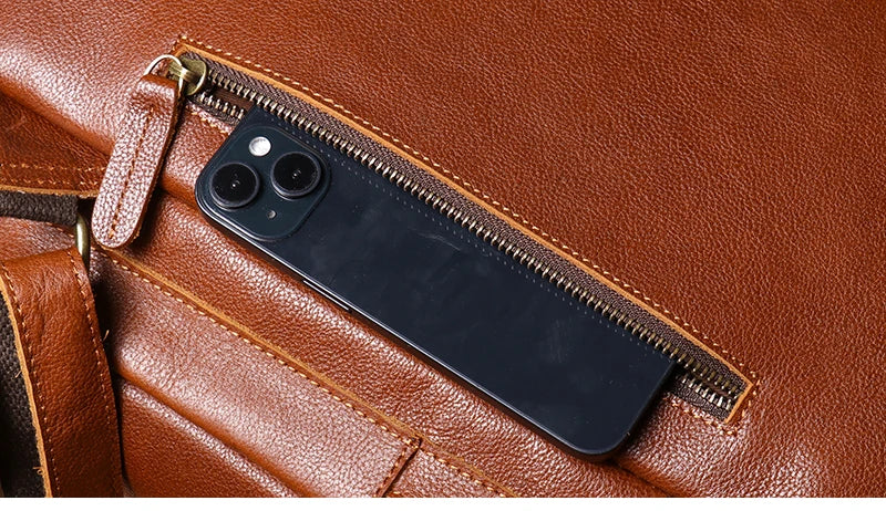 Sac a Dos en Cuir Marron Homme