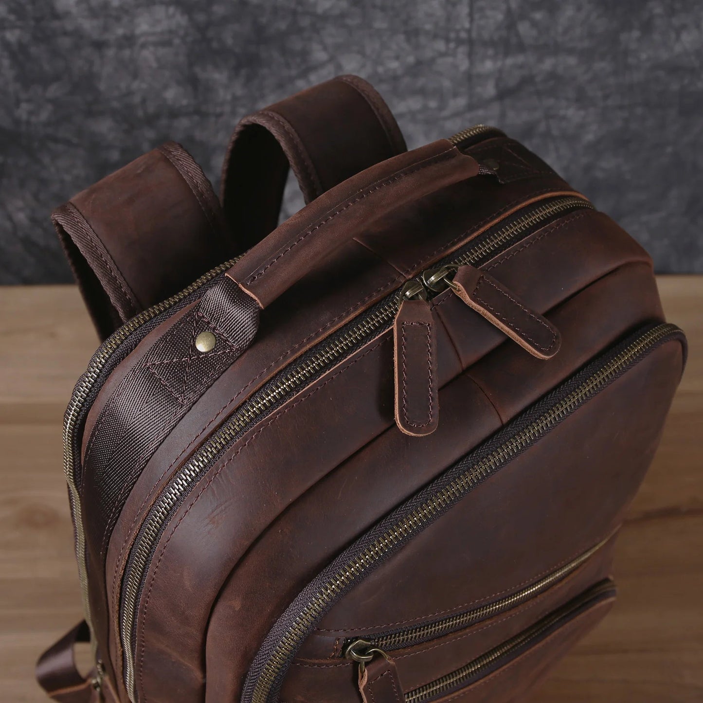 Sac a Dos Cuir Ordinateur Homme