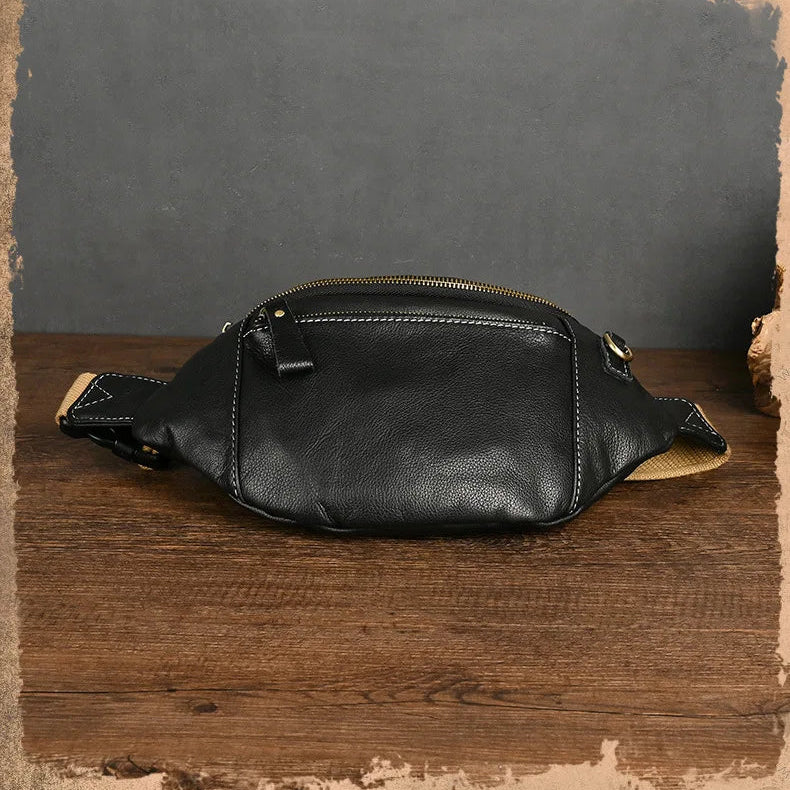 Sac Banane Cuir Homme Luxe
