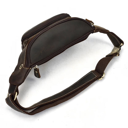 Sacoche Banane en Cuir Homme