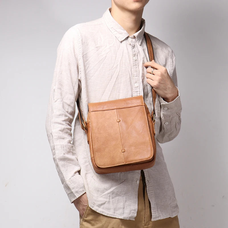 Sac Bandoulière Cuire Homme