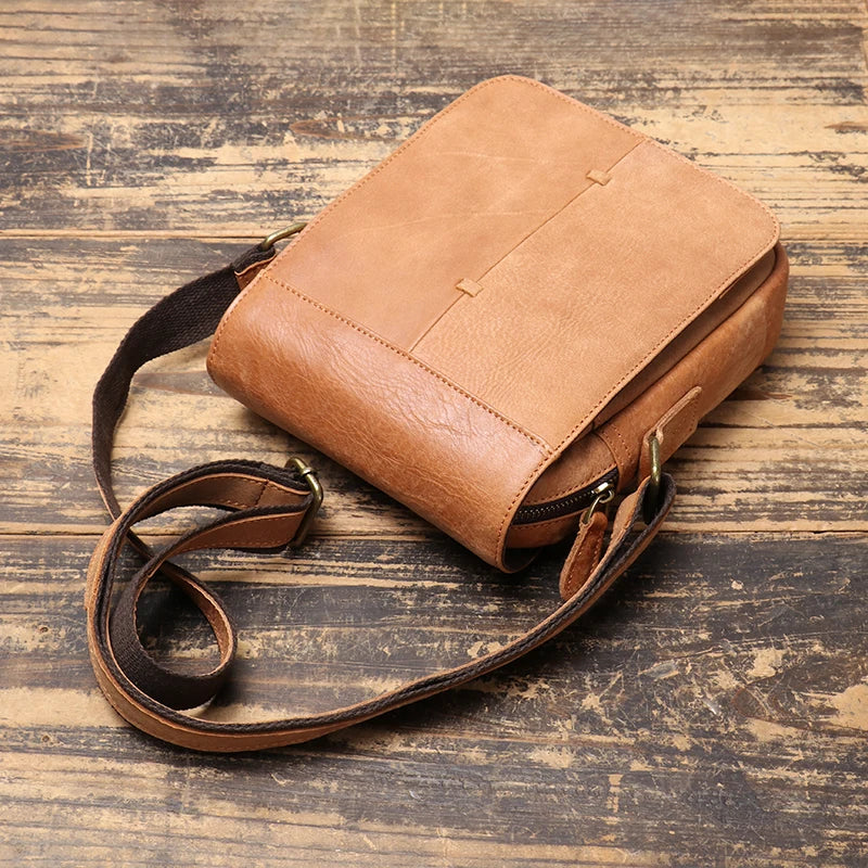 Sac Bandoulière Cuire Homme