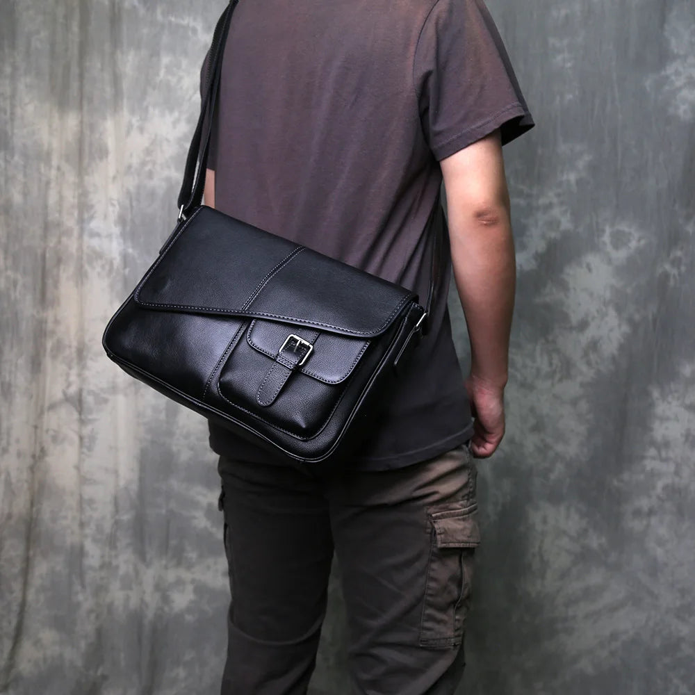 Sac Besace en Cuir Homme