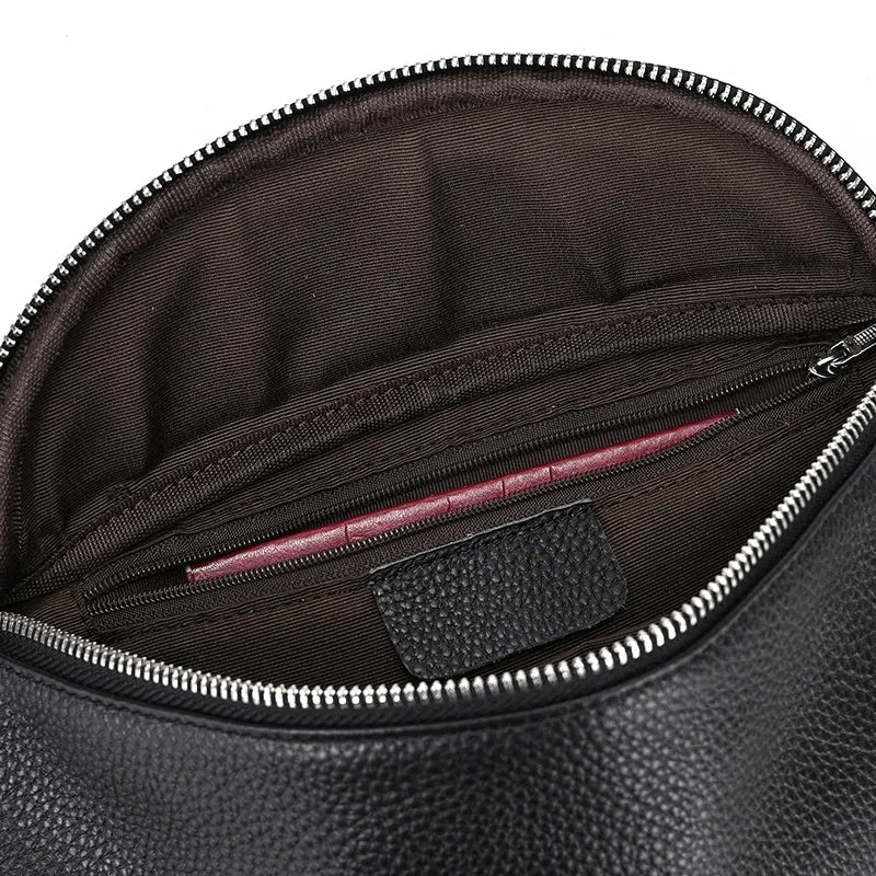 Sacoche Banane Cuir Homme
