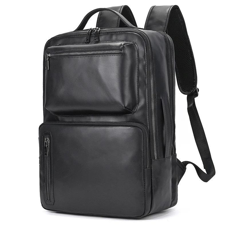 Sac a Dos Cuir Noir Homme Alex