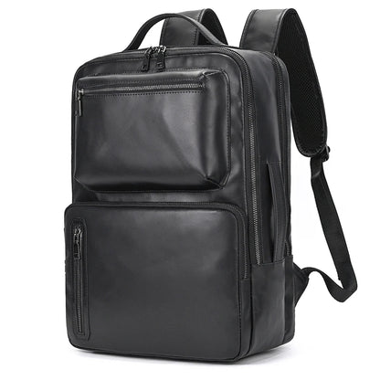 Sac a Dos Cuir Noir Homme Alex