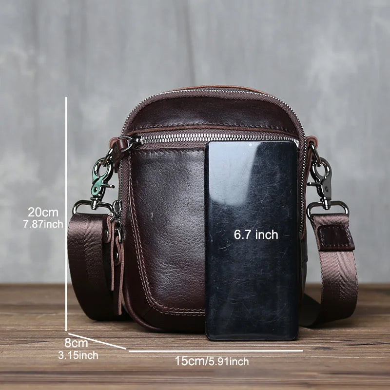 Sac Besace Bandoulière Homme Leo