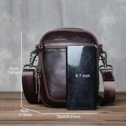 Sac Besace Bandoulière Homme Leo