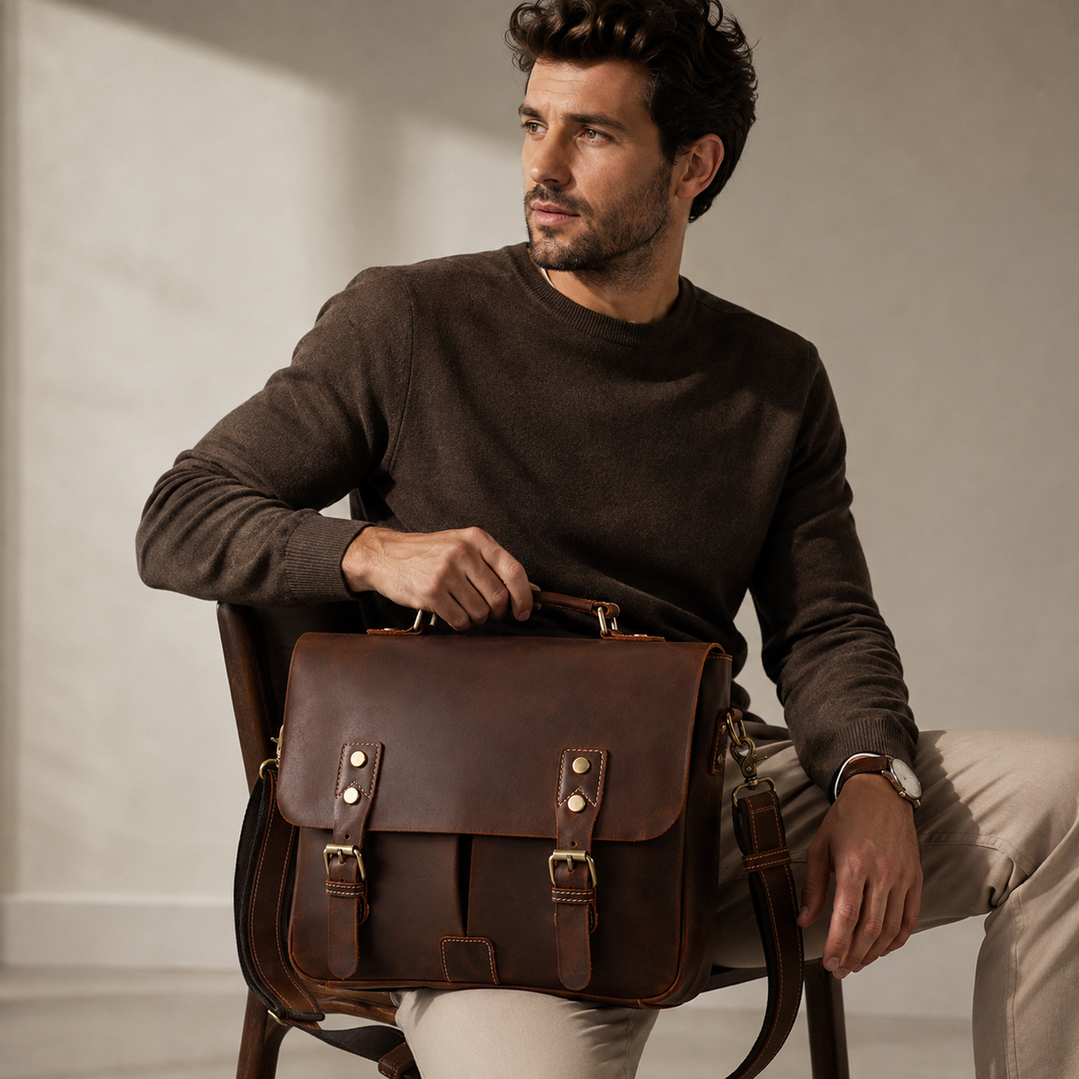Cartable Cuir